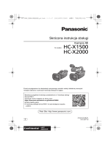 Panasonic HCX2000 Instrukcja obsługi