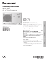 Panasonic WHMDC07J3E5 Instrukcja obsługi