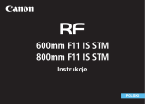 Canon RF 800mm F11 IS STM Instrukcja obsługi