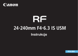 Canon RF 24-240mm F4-6.3 IS USM Instrukcja obsługi