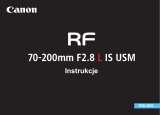 Canon RF 70-200mm F2.8L IS USM Instrukcja obsługi