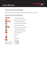 HyperX Cloud Core Headset Instrukcja obsługi