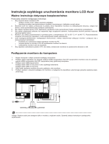 Acer XB271H Skrócona instrukcja obsługi