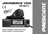 PRESIDENT JOHNSON II VOX 12/24 V Instrukcja obsługi