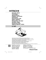 Hitachi C7ST Instrukcja obsługi