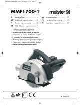 Meister MMF1700-1 Translation Of The Original Instructions