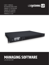 LD Systems LDCURV500I Managing Software Instrukcja obsługi