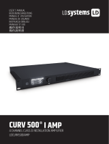 LD Systems CURV 500 I AMP Instrukcja obsługi