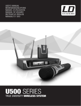 LD Systems U500 CC Instrukcja obsługi