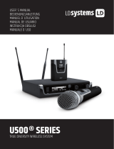 LD Systems LDSystems U505HHC Handheld Condenser Wireless Microphone System Instrukcja obsługi