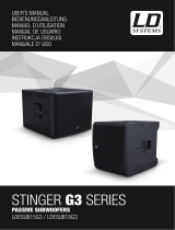 LD Systems STINGER SUB 18 G3 Instrukcja obsługi