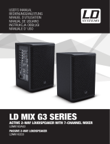 LD MIX 10 G3 10" Passive Speaker Instrukcja obsługi