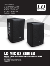 LD Systems MIX 62A G3 Powered Speaker Instrukcja obsługi