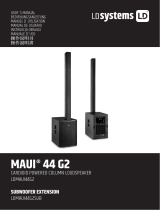 LD Systems MAUI 44 G2 SUB Instrukcja obsługi