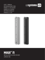 LD Systems Maui i1 Indoor/Outdoor Column 8Ω/70-100 V Instrukcja obsługi