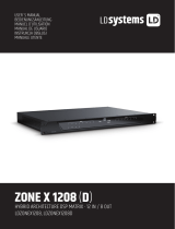 LD Systems ZONE X 1208 D Instrukcja obsługi