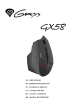 Genesis GX58 Instrukcja obsługi