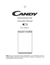 Candy CFU 195/1 E Instrukcja obsługi