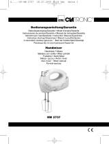 Clatronic HM 2737 Instrukcja obsługi