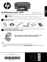 HP PHOTOSMART B109A Instrukcja obsługi