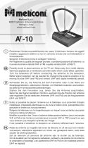 MELICONI AT-10 Instrukcja obsługi