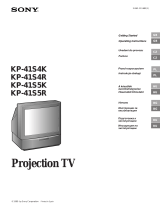 Sony KP-41S5R Instrukcja obsługi