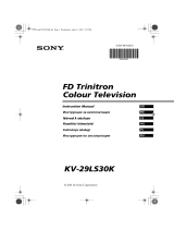Sony KV-29LS30K Instrukcja obsługi