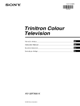 Sony KV-32FX65K Instrukcja obsługi