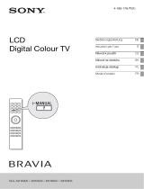 Sony Bravia KDL-40HX805 Instrukcja obsługi