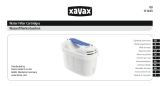 Xavax Water Filter Cartridges Instrukcja obsługi