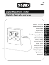 Xavax Digital Meat Thermometer Instrukcja obsługi