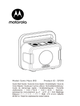 Motorola SP019 Instrukcja obsługi