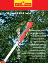 Wolf Garten LI-ION POWER RR-T 6000 Instrukcja obsługi