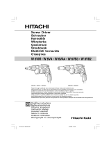 Hitachi W 6VM Instrukcja obsługi