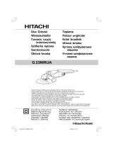 Hitachi G 23MRUA Instrukcja obsługi