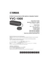 Yamaha YVC-1000 Skrócona instrukcja obsługi