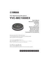 Yamaha YVC-MIC1000EX Instrukcja obsługi