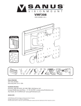 Sanus VisionMount VMF308 Instrukcja obsługi