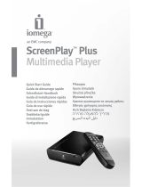 Iomega 34434, ScreenPlay Plus HD Media Player Instrukcja obsługi