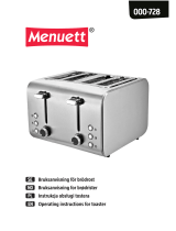 Menuett 000-728 Operating Instructions Manual
