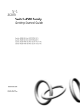 3com Switch 4500 26-Port Getting Started Manual