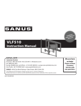 Sanus VLF510 Instrukcja obsługi
