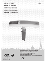 Gallet TS503 Instrukcja obsługi