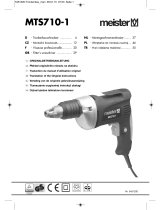 Meister MTS710-1 Translation Of The Original Instructions