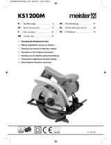 Meister KS1200M Translation Of The Original Instructions