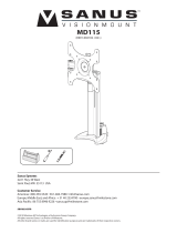 Sanus VisionMount MD115 Instrukcja obsługi