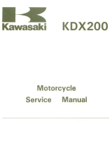 Kawasaki KDX200 Instrukcja obsługi