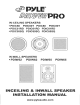 Pyle Dryver PRO PDIC60 Instrukcja instalacji