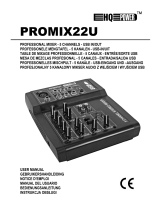 Velleman PROMIX22U Instrukcja obsługi