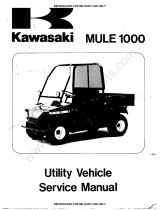 Kawasaki mule 1000 Instrukcja obsługi